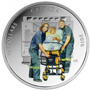2016 $15 Fine Silver Coin - National Heroes: Paramedics